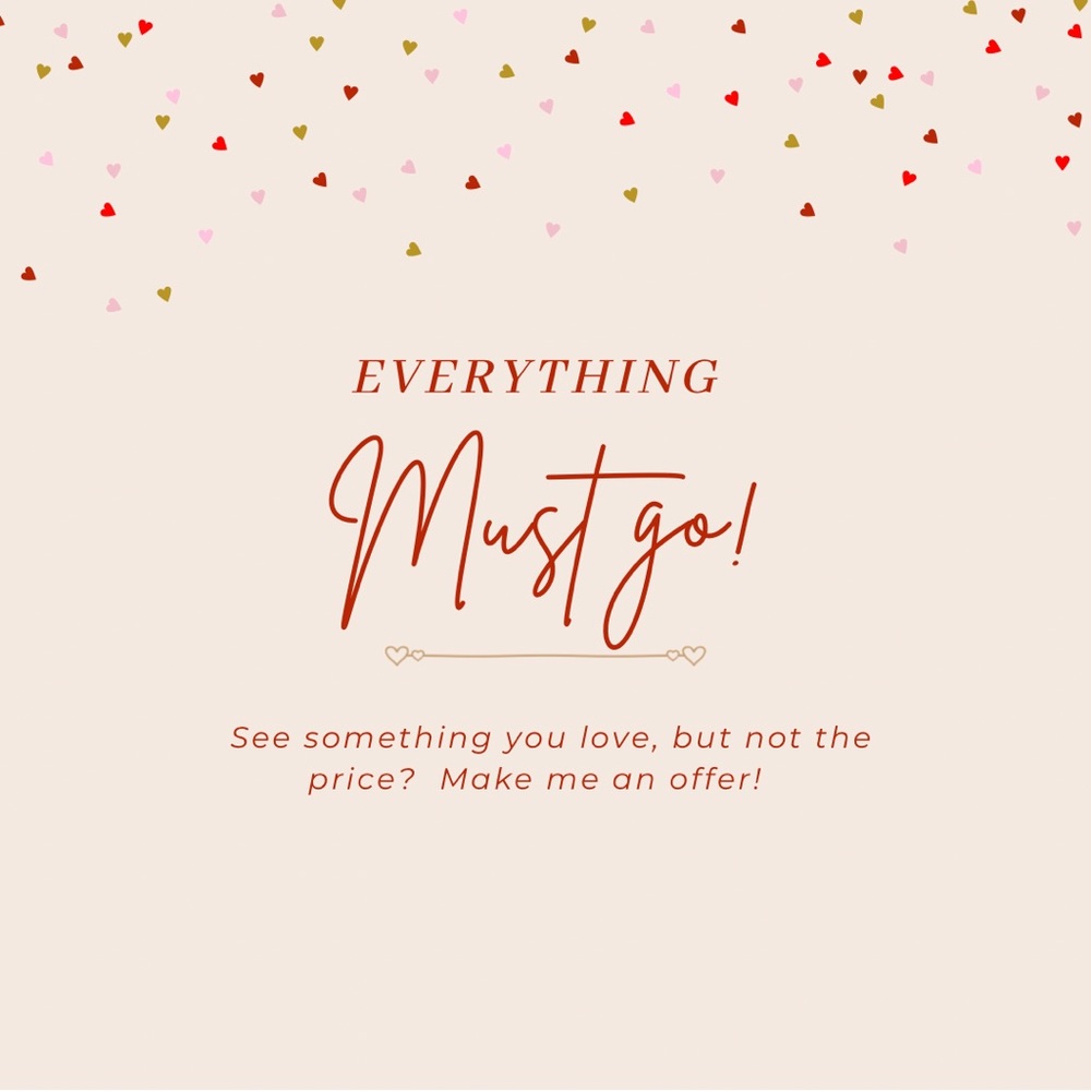 Everything in my closet!